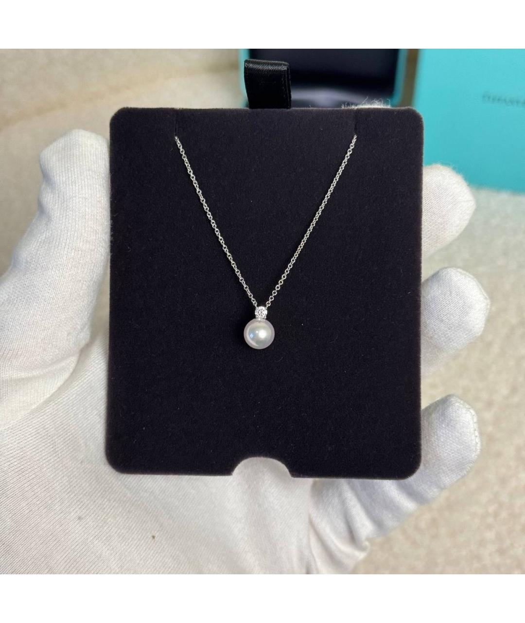 TIFFANY&CO Белая подвеска из белого золота, фото 3