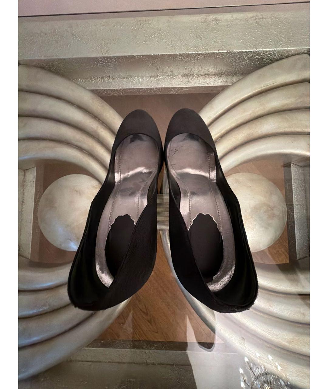 RENE CAOVILLA Черные текстильные туфли, фото 3