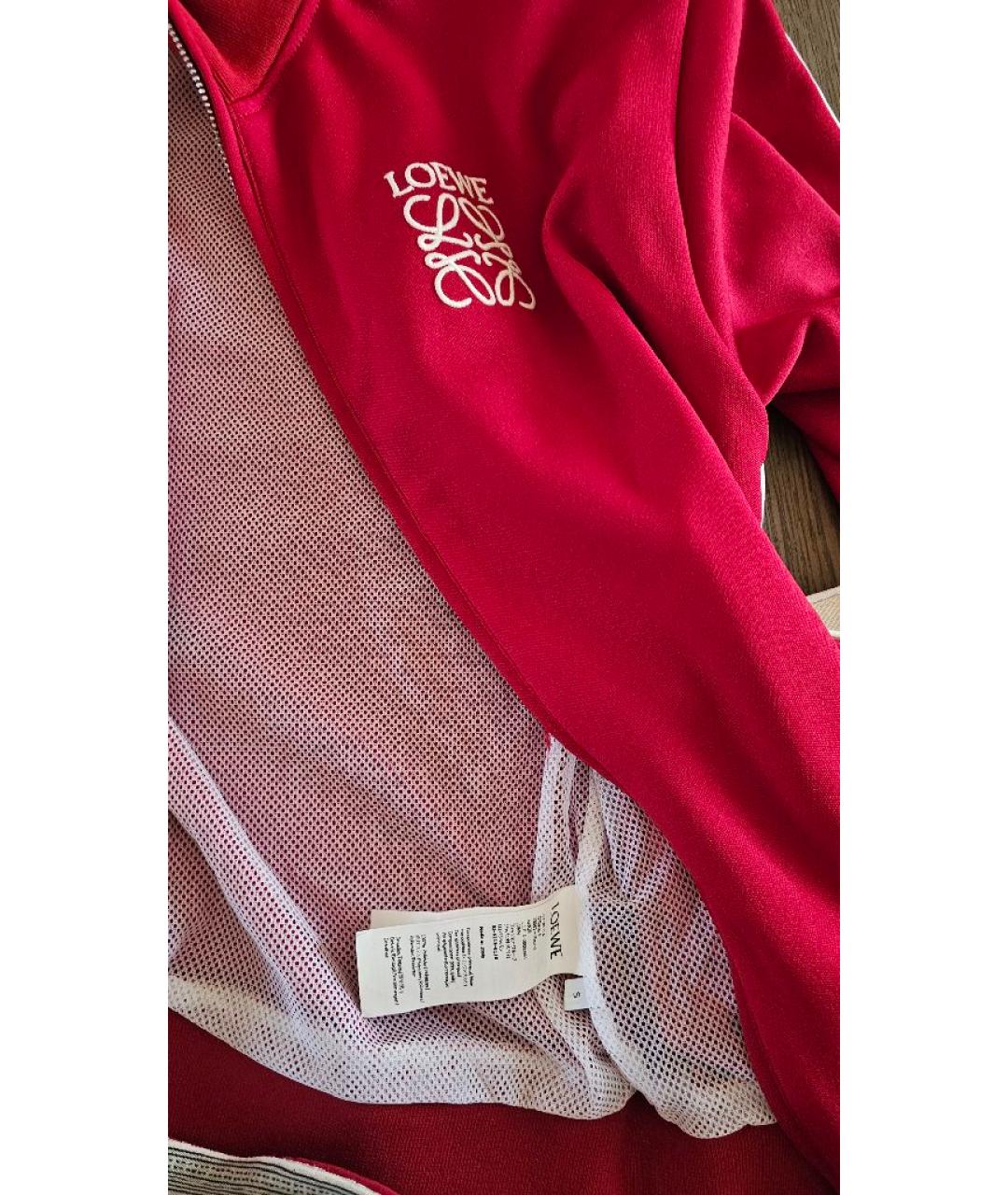 LOEWE Бордовый костюм с брюками, фото 3