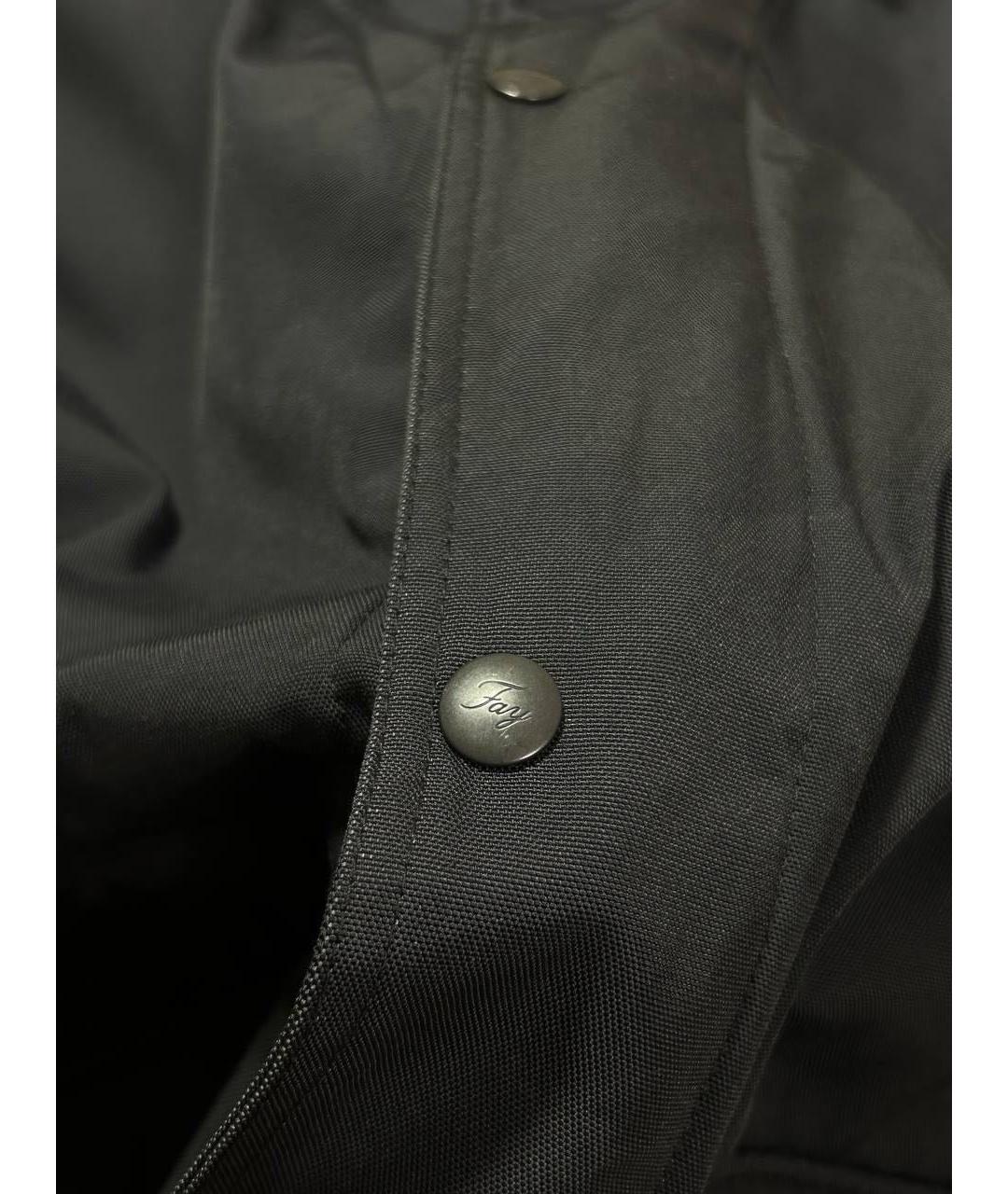 FAY Черная парка, фото 6