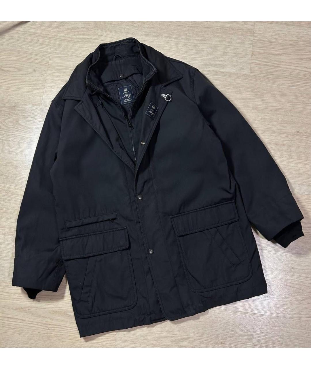 FAY Черная парка, фото 9