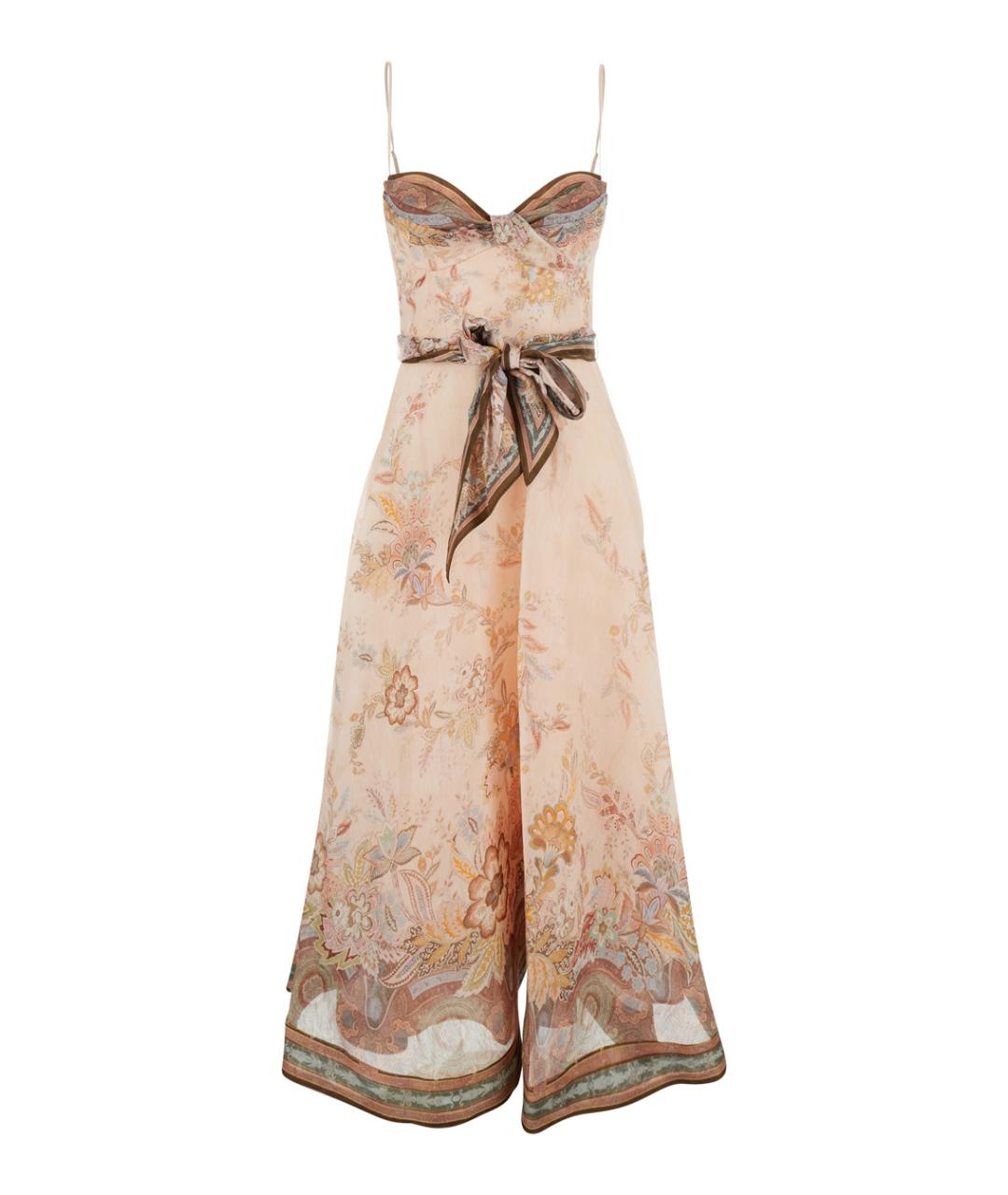 ZIMMERMANN Мульти шелковое платье, фото 1