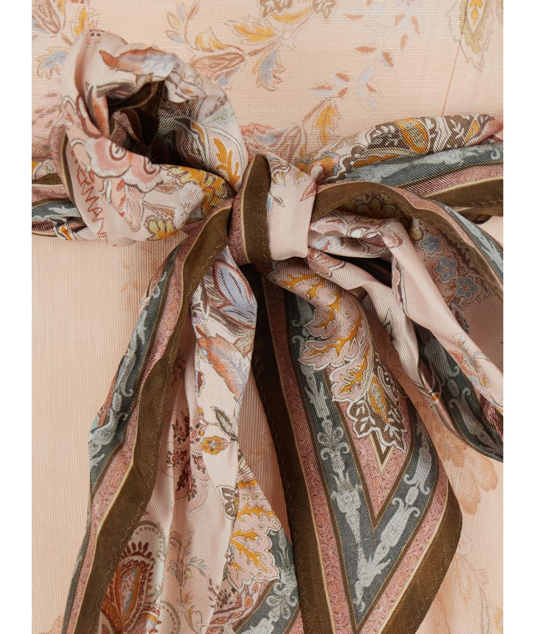 ZIMMERMANN Мульти шелковое платье, фото 3
