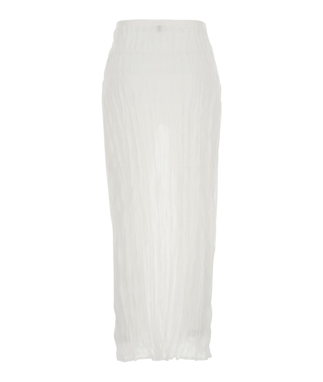 TOTEME Белая вискозная юбка миди, фото 1