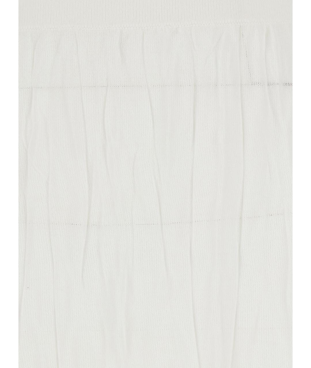 TOTEME Белая вискозная юбка миди, фото 2