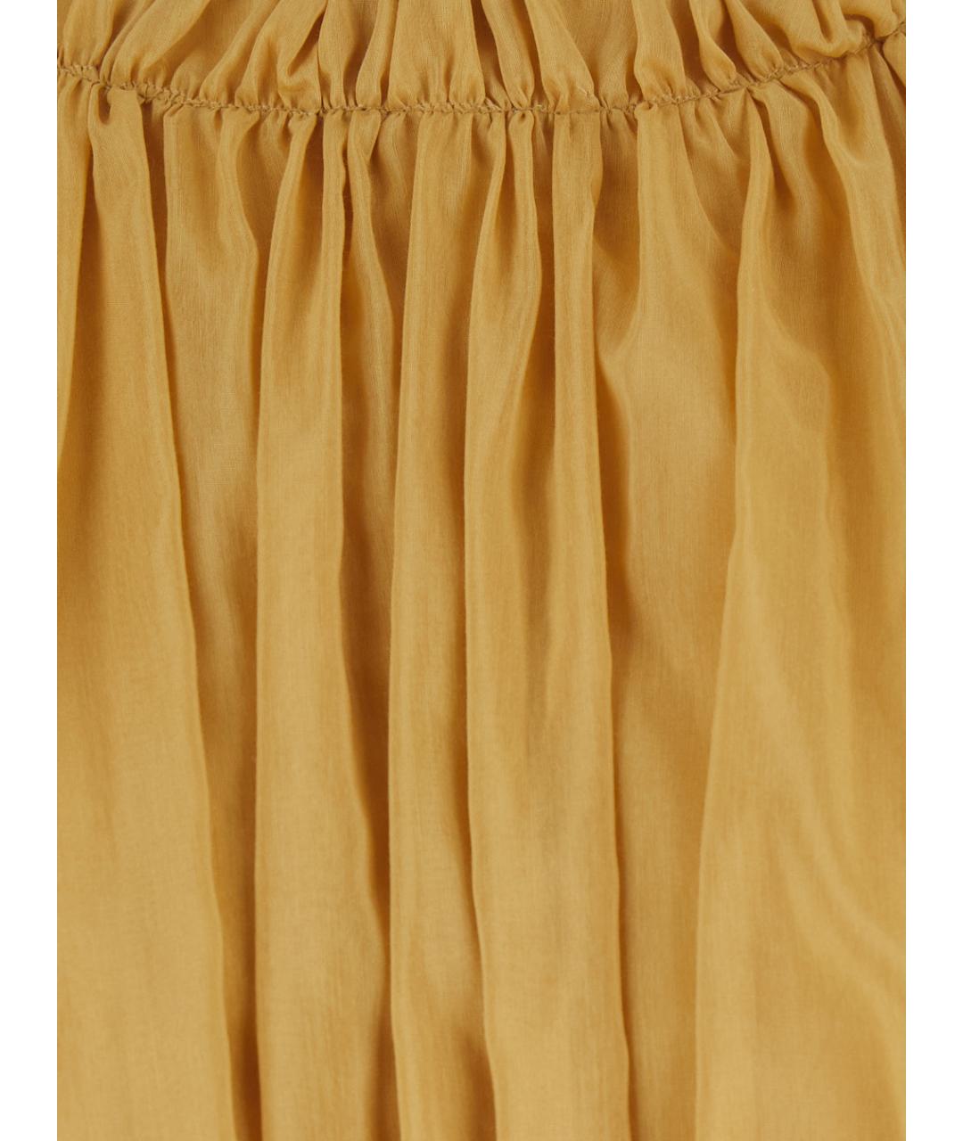 SEMICOUTURE Коричневая хлопковая блузы, фото 3