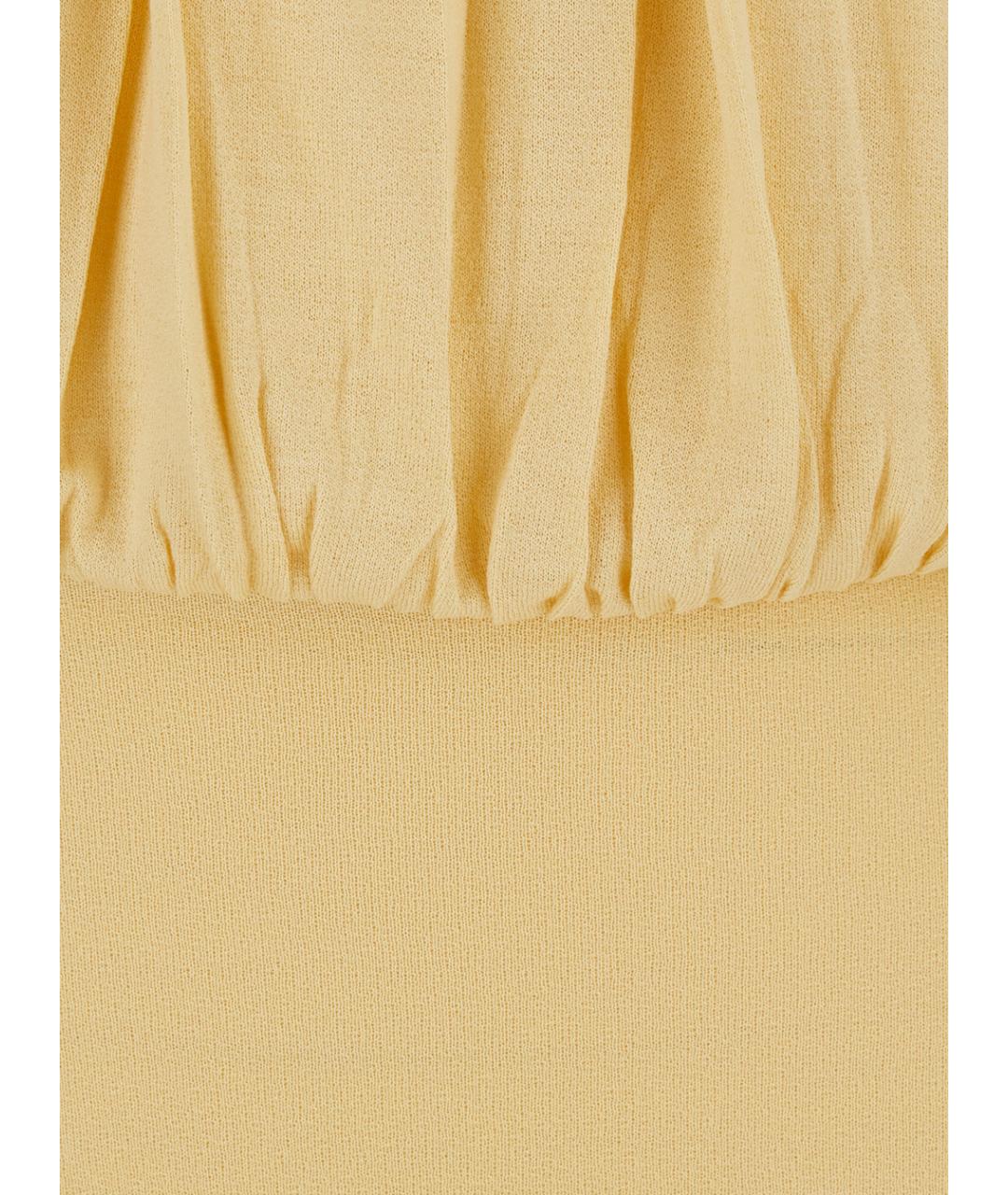 TOTEME Бежевое вискозное повседневное платье, фото 3