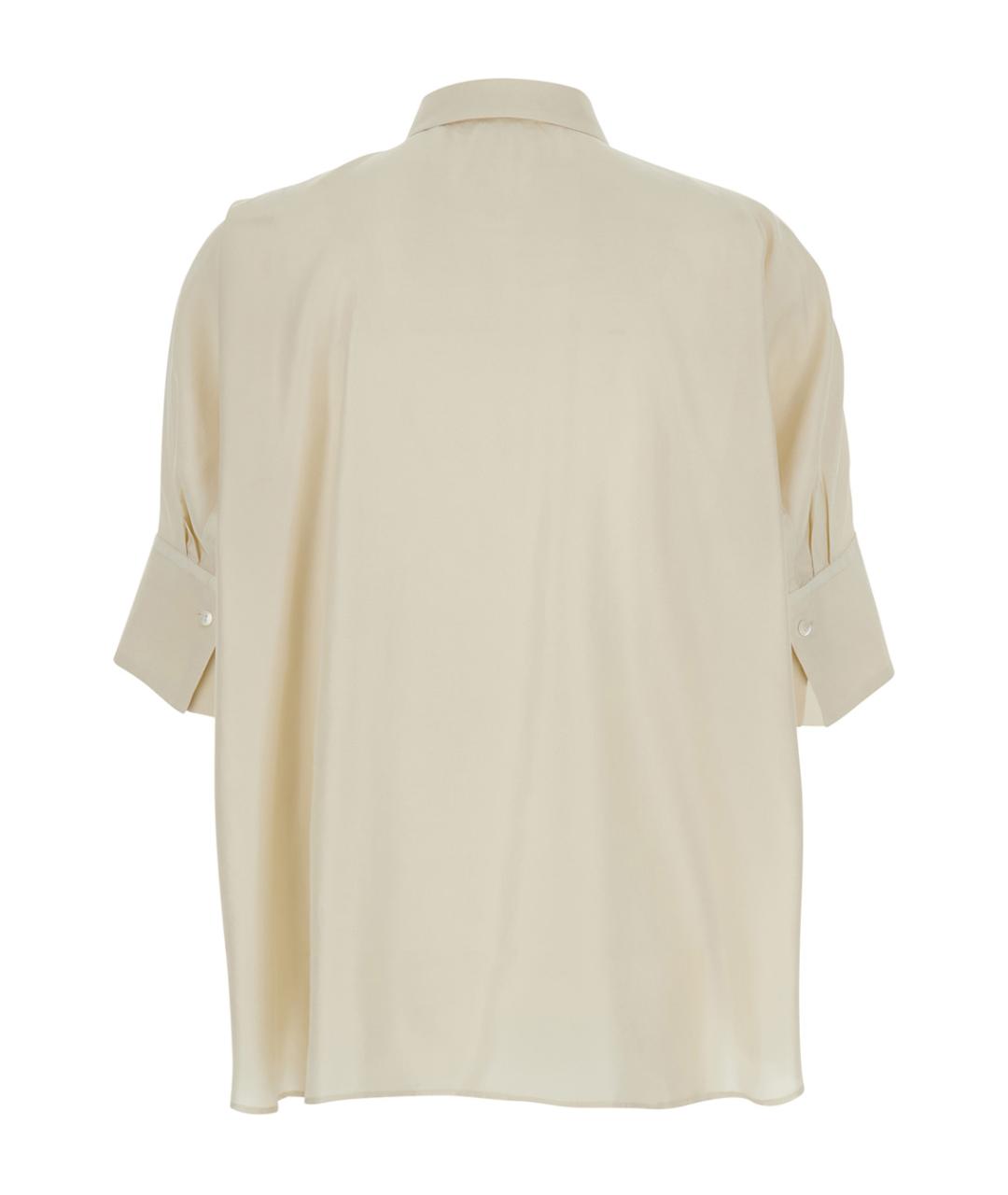 ANTONELLI Белая шелковая рубашка, фото 2