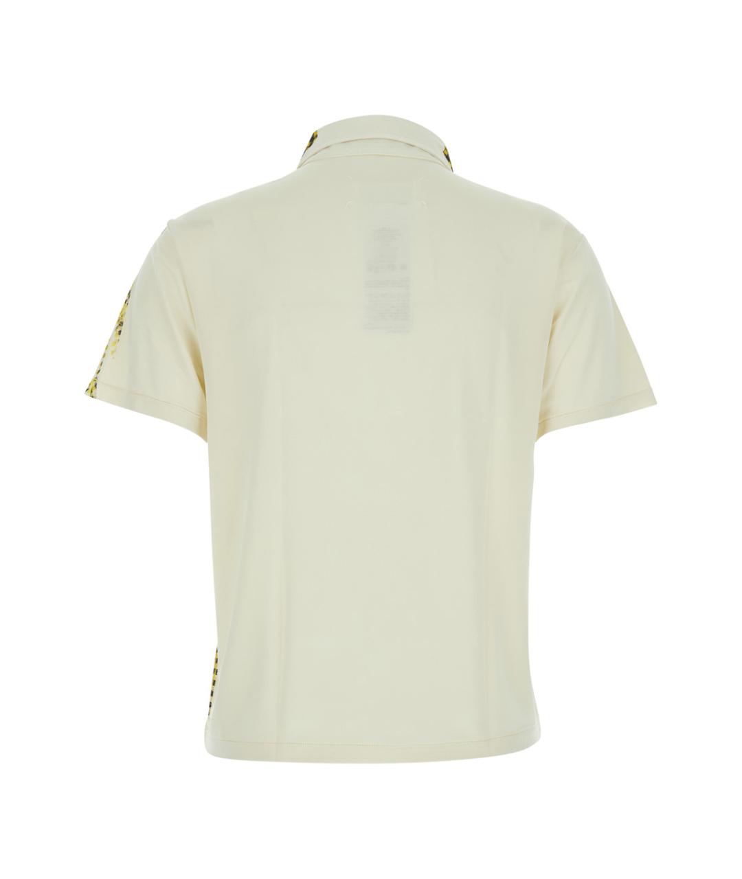 MAISON MARGIELA Желтая вискозная футболка, фото 2