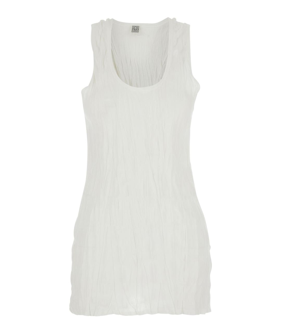 TOTEME Белая хлопковая майка, фото 1