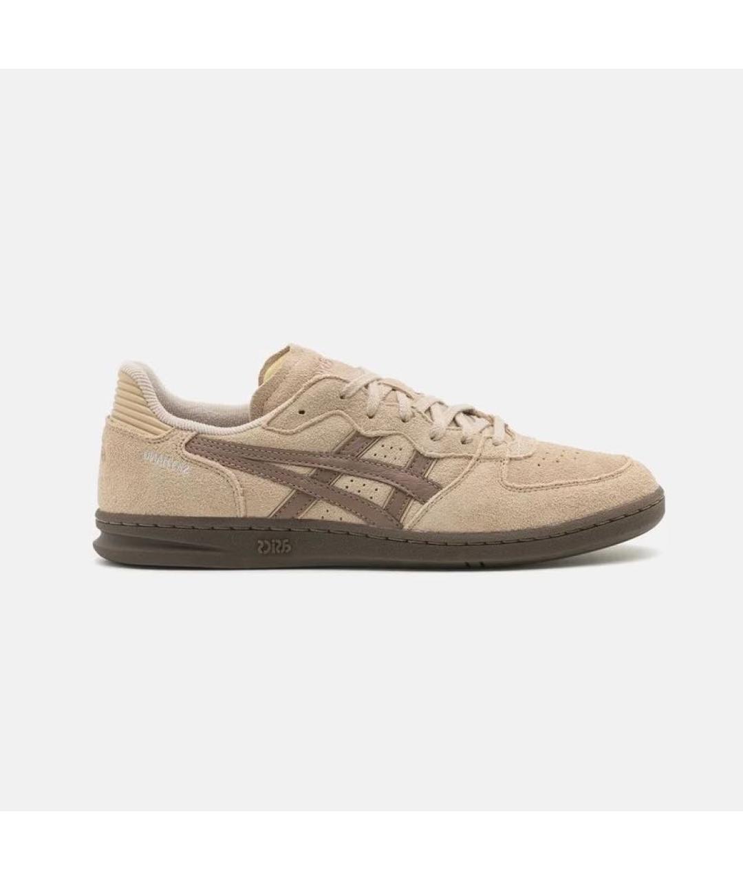 ASICS Бежевые замшевые кеды, фото 8