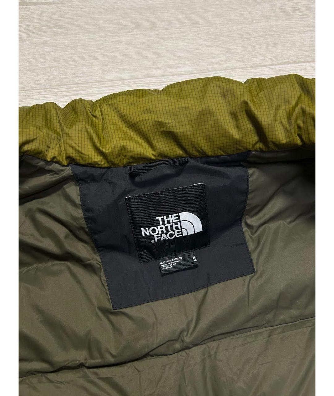 THE NORTH FACE Горчичный пуховик, фото 2
