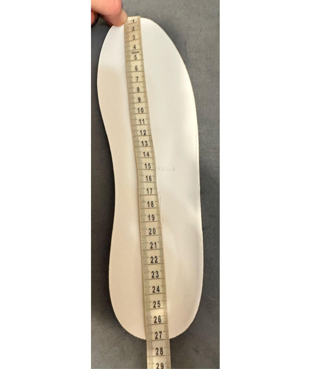 ALEXANDER MCQUEEN Белые кожаные кроссовки, фото 7