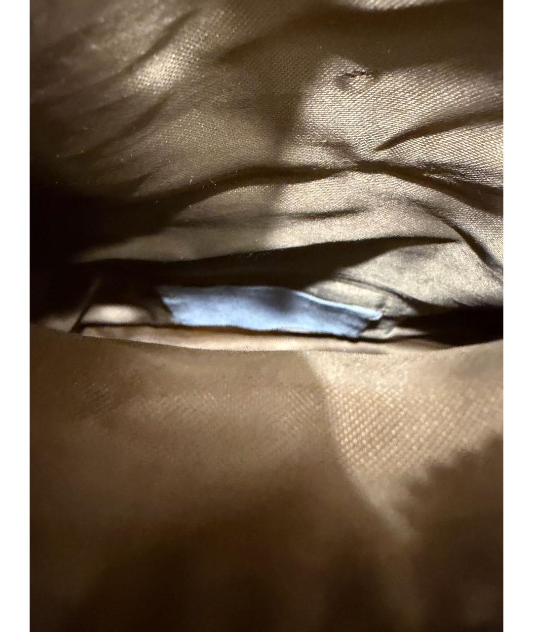 MAISON MARGIELA Коричневая кожаная сумка с короткими ручками, фото 5