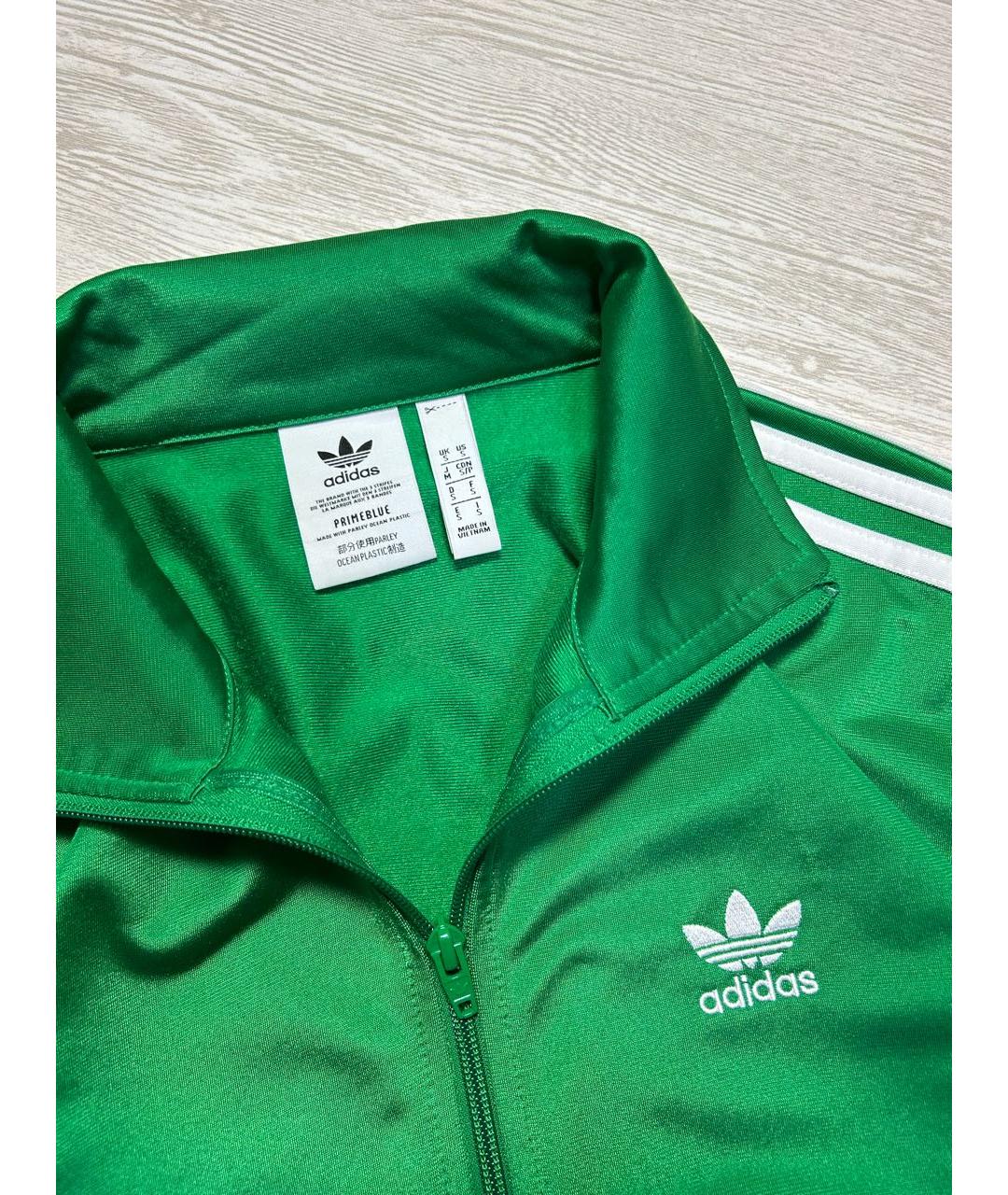 ADIDAS Зеленый полиэстеровый спортивный костюм, фото 4