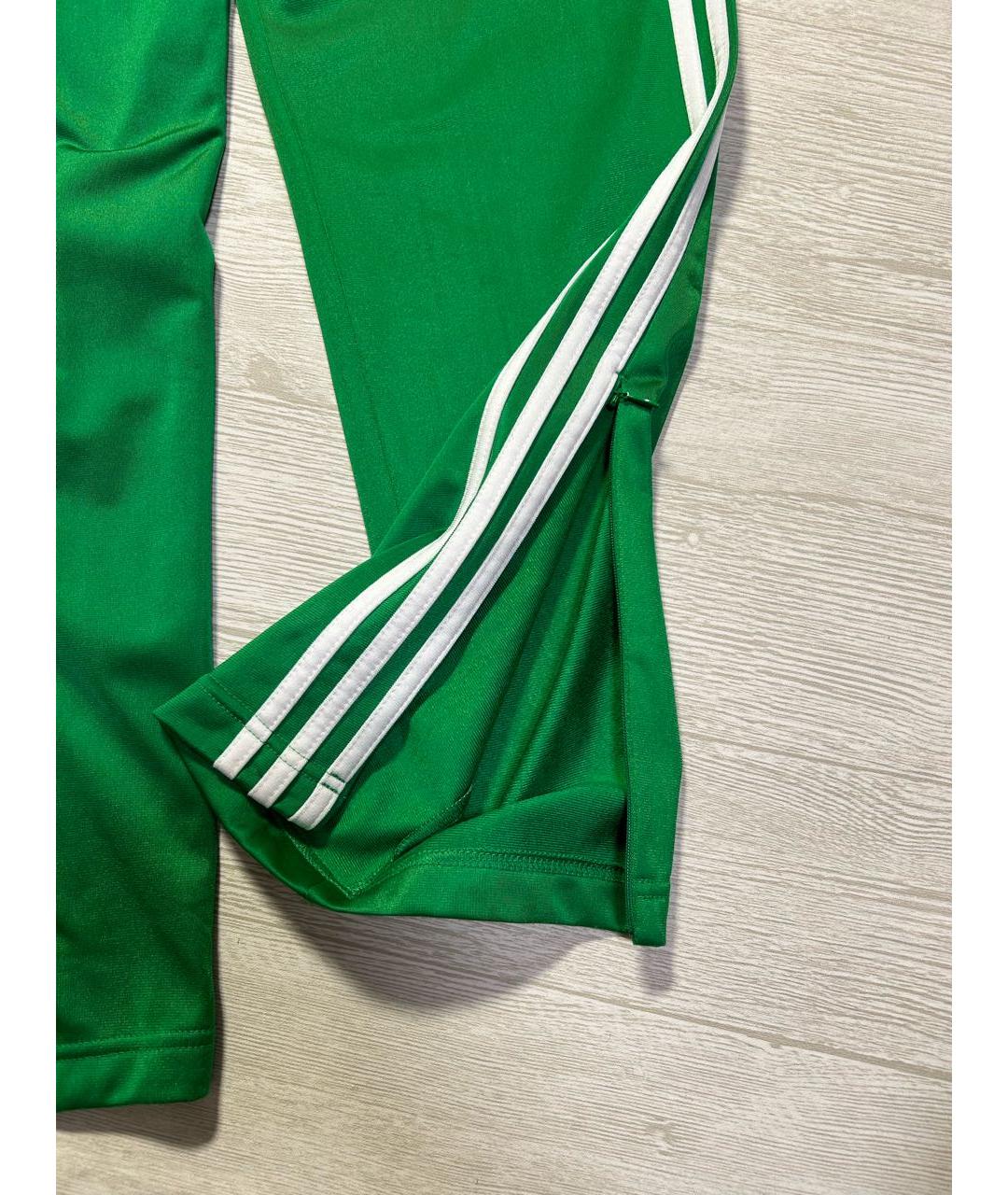 ADIDAS Зеленый полиэстеровый спортивный костюм, фото 5