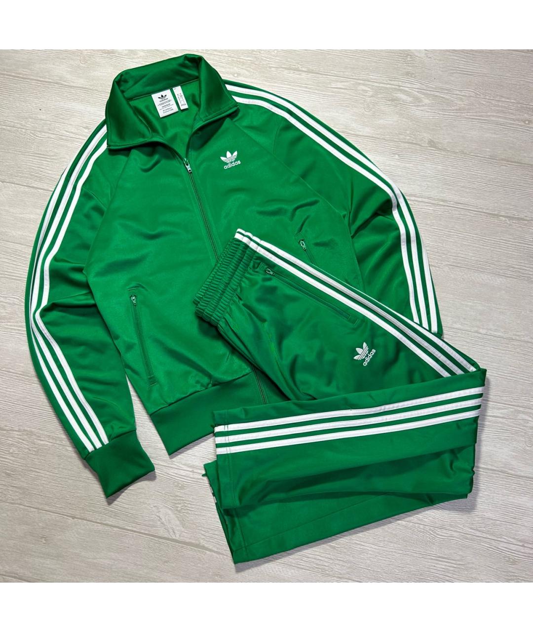 ADIDAS Зеленый полиэстеровый спортивный костюм, фото 3