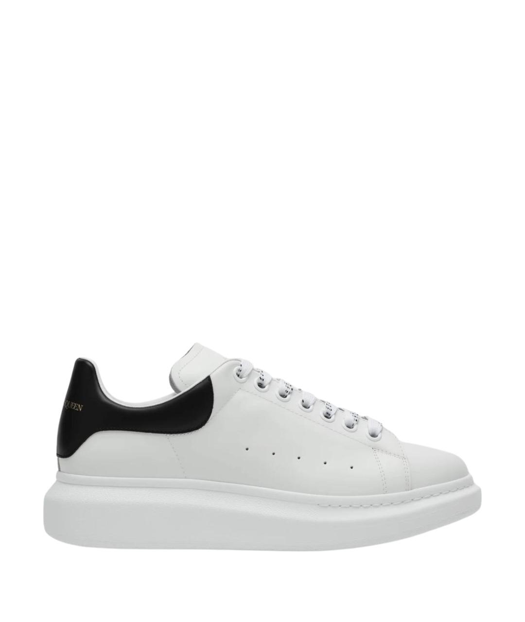 ALEXANDER MCQUEEN Белые кожаные низкие кроссовки / кеды, фото 1