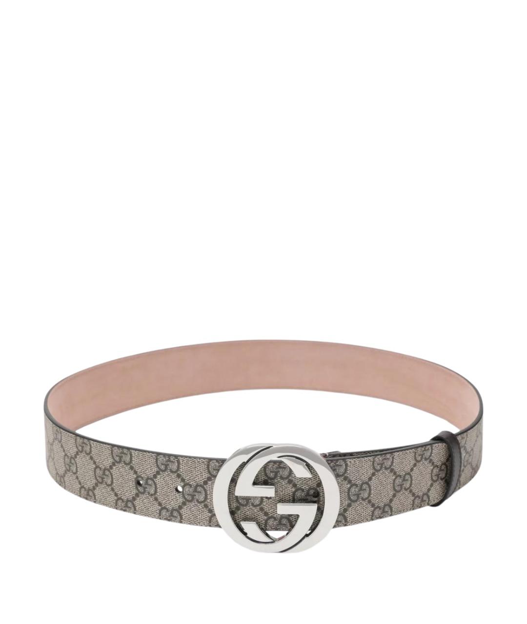 GUCCI Бежевый ремень, фото 1