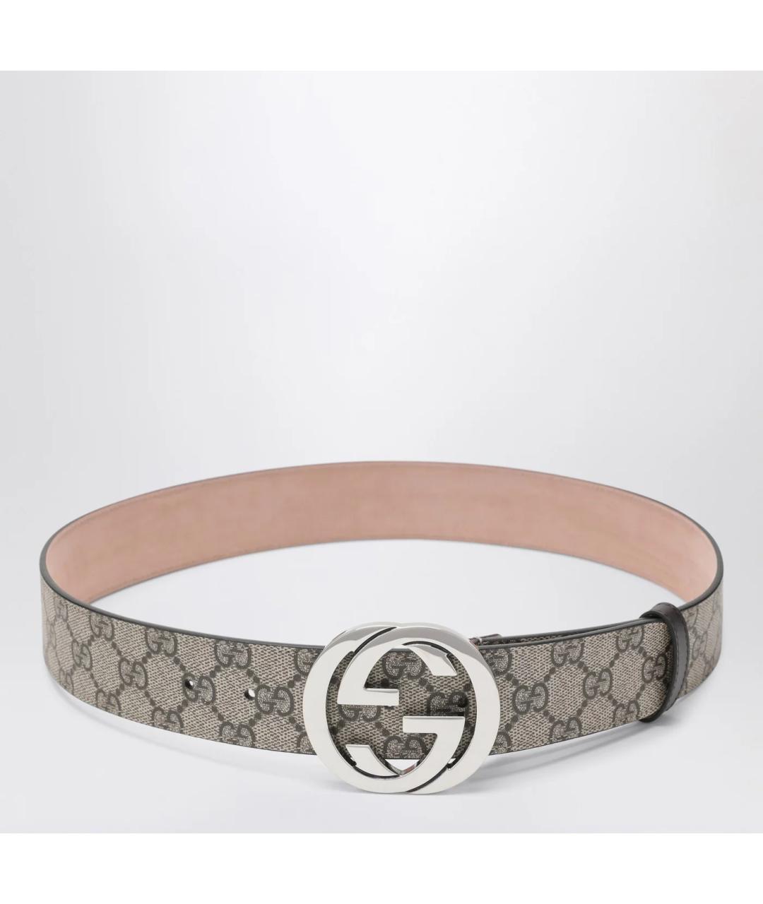 GUCCI Бежевый ремень, фото 3