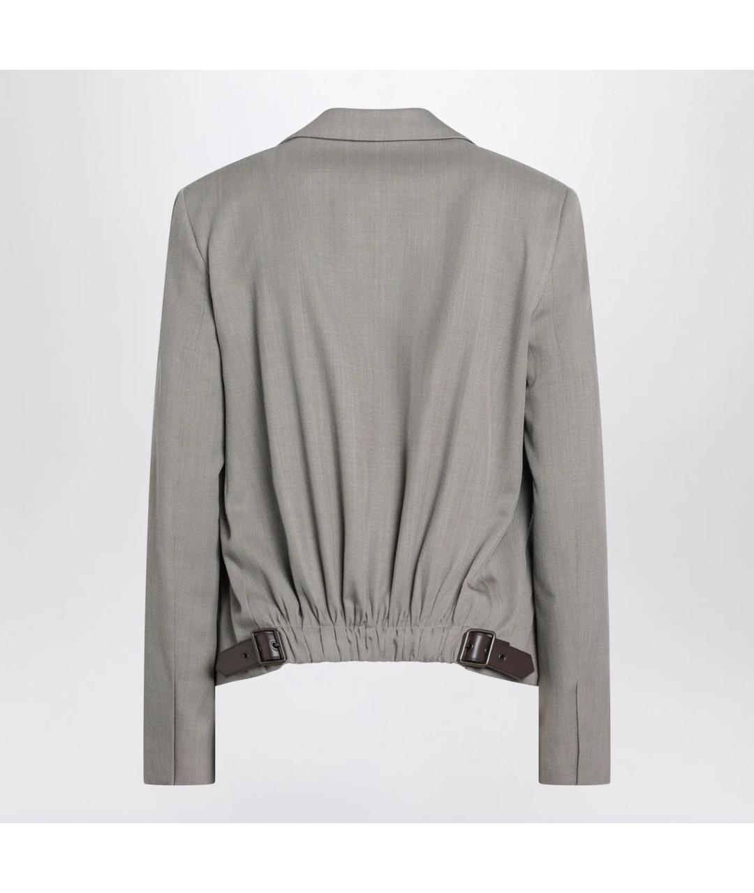 LOEWE Бежевый шерстяной жакет/пиджак, фото 2