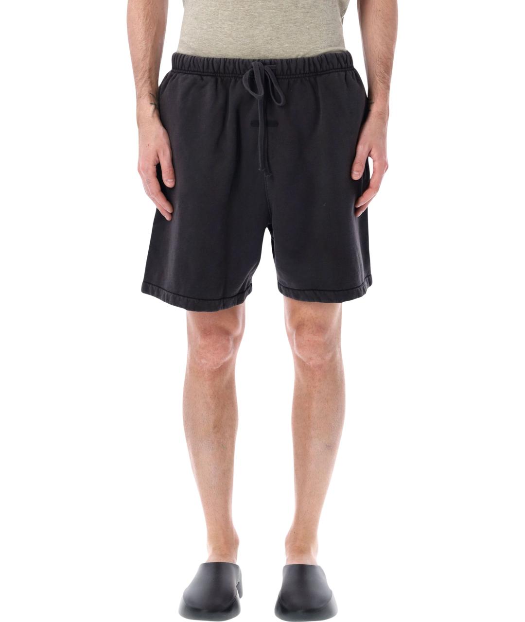 FEAR OF GOD ESSENTIALS Черные хлопковые шорты, фото 1