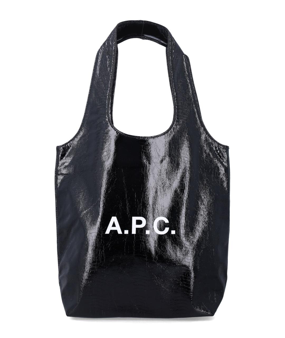 A.P.C. Черная сумка тоут, фото 1