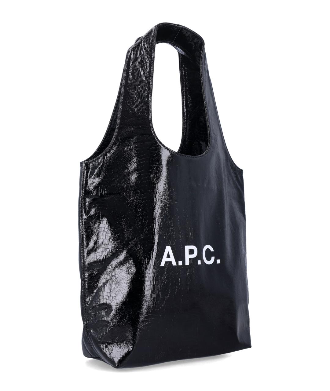 A.P.C. Черная сумка тоут, фото 2