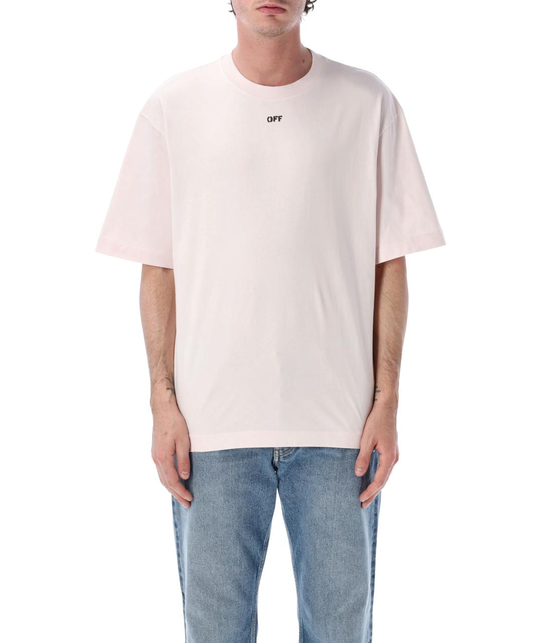 OFF-WHITE Хлопковая футболка, фото 1