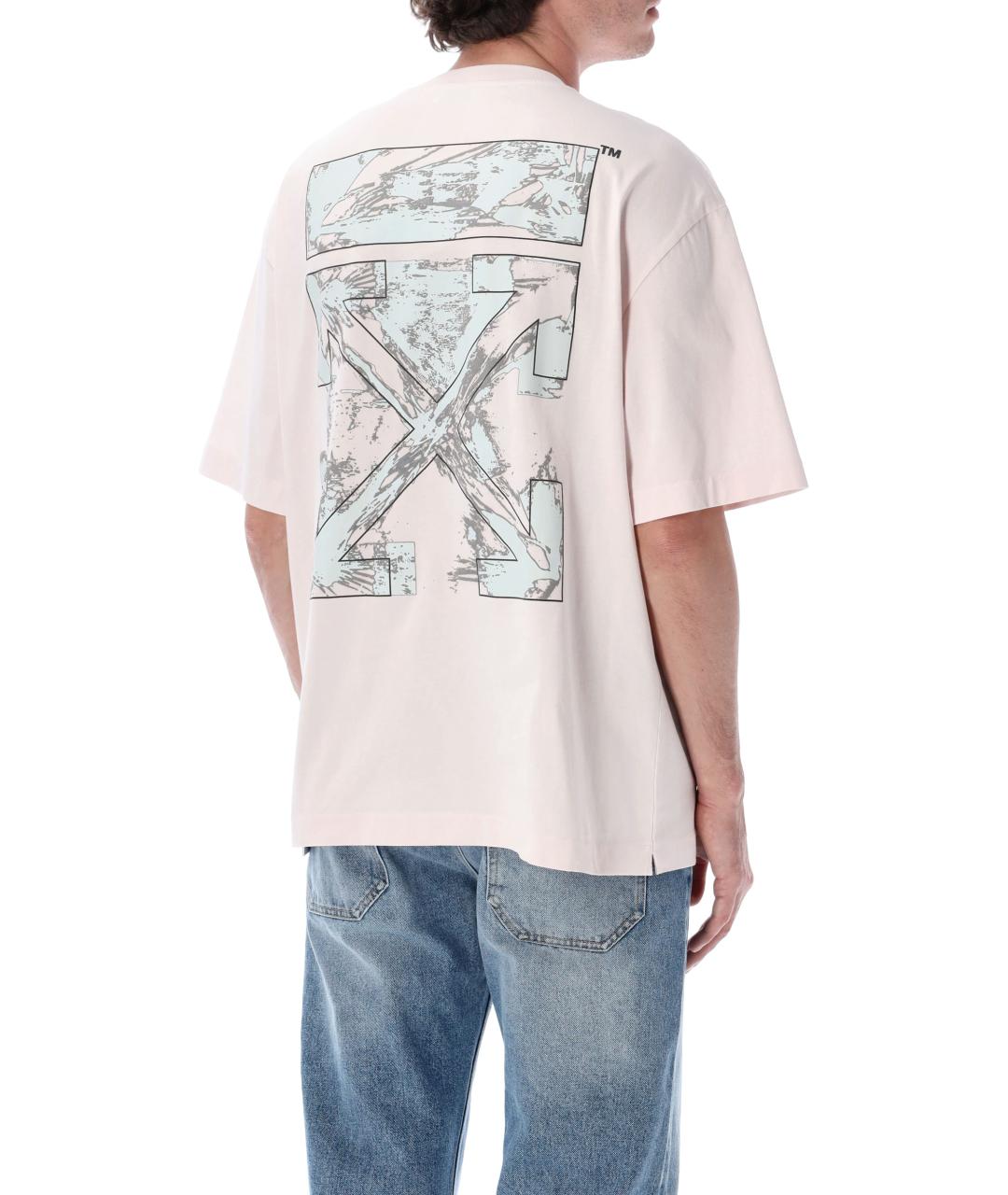 OFF-WHITE Хлопковая футболка, фото 2