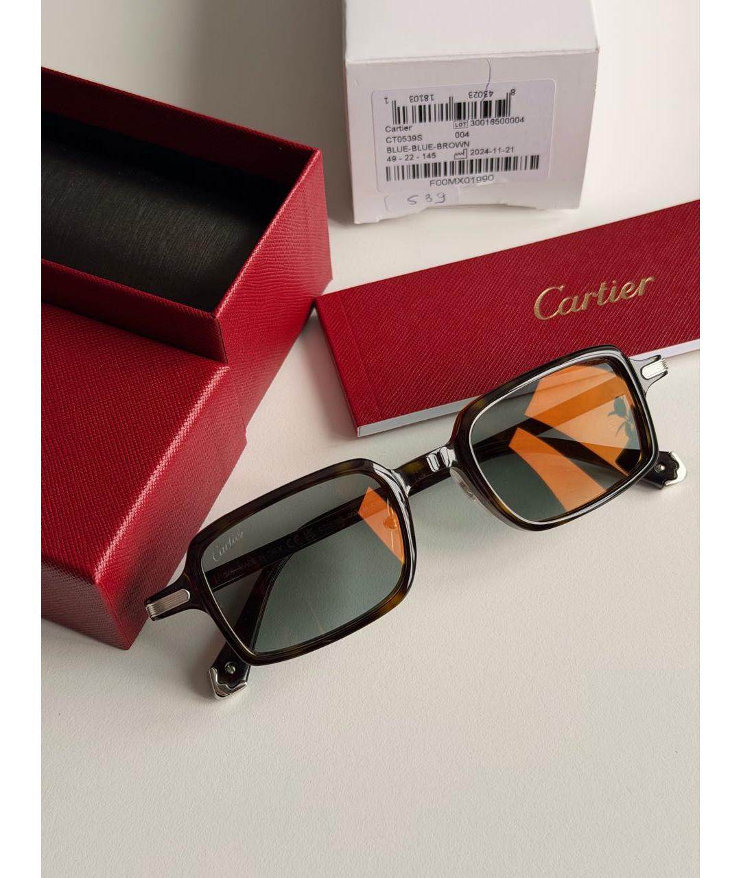 CARTIER Мульти пластиковые солнцезащитные очки, фото 4