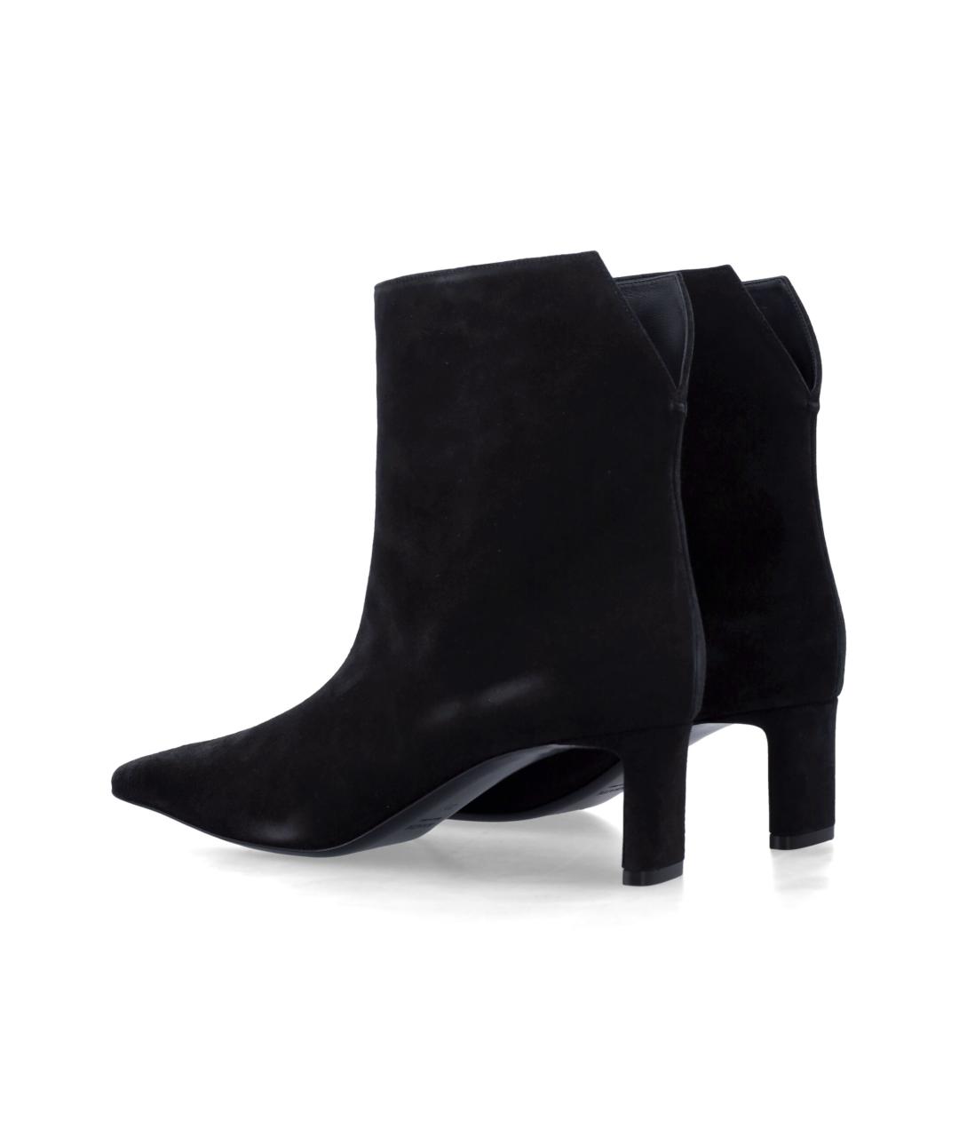 KHAITE Черные кожаные ботинки, фото 3