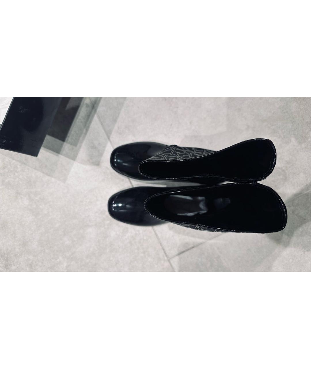 CALVIN KLEIN Черные резиновые сапоги, фото 3