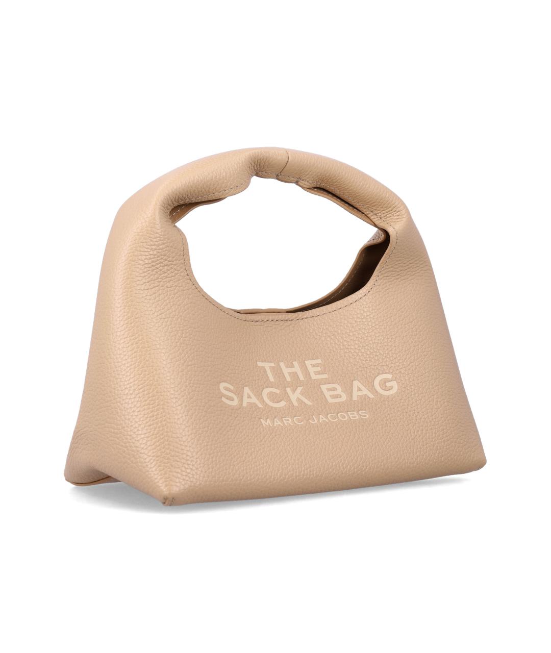MARC JACOBS Бежевая кожаная сумка с короткими ручками, фото 2