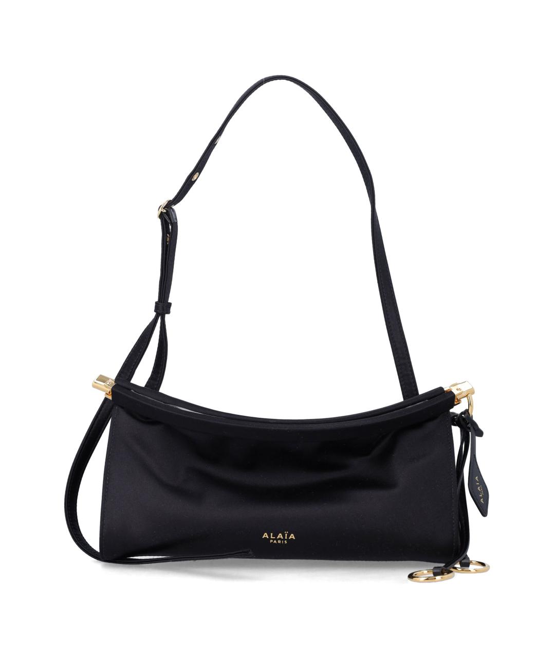 ALAIA Черная тканевая сумка через плечо, фото 1