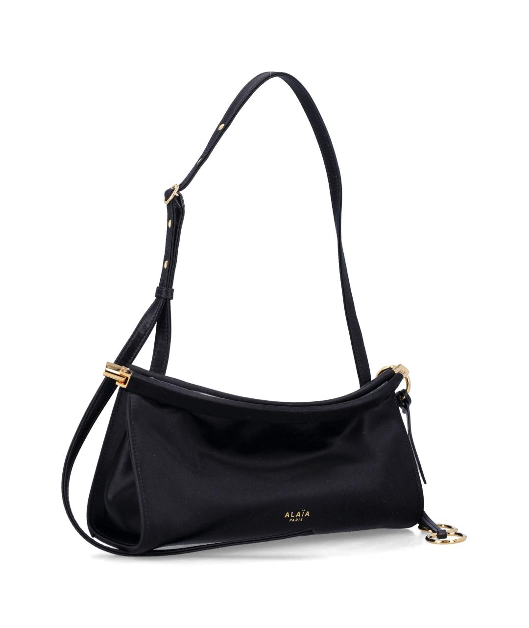 ALAIA Черная тканевая сумка через плечо, фото 2