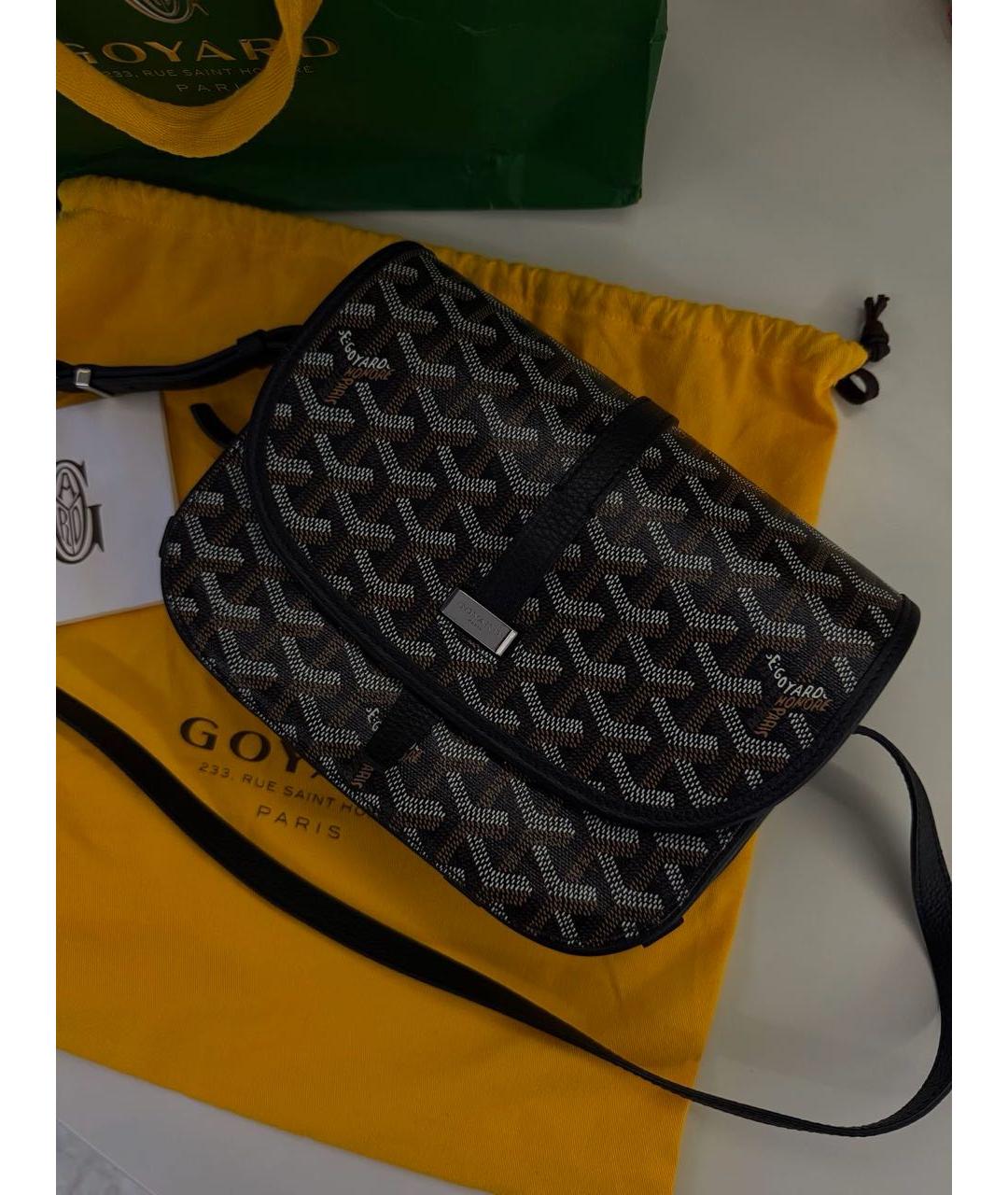 GOYARD Коричневая сумка на плечо, фото 3