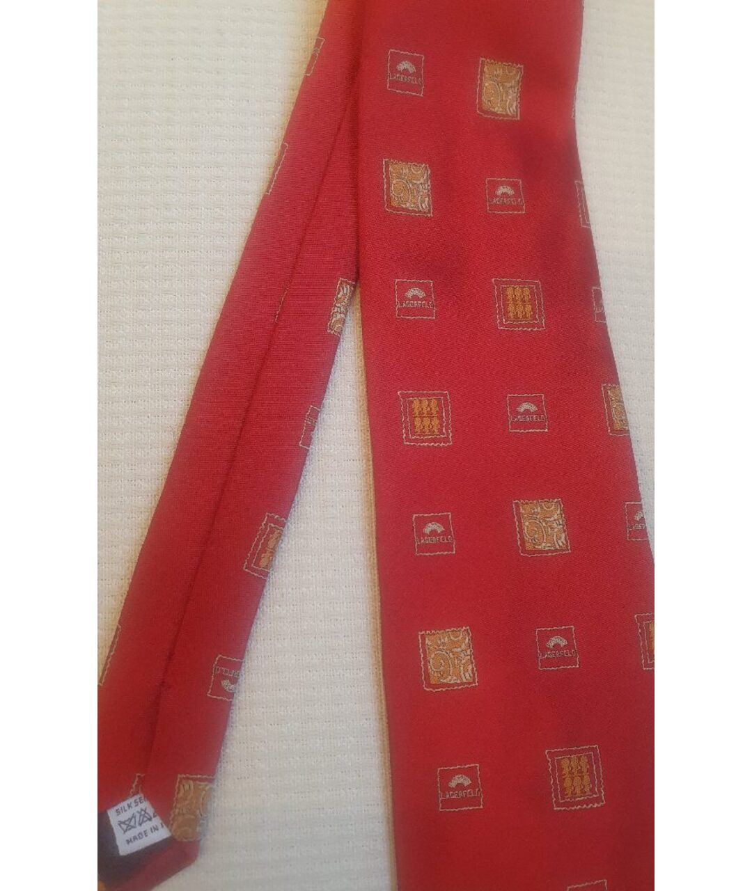 KARL LAGERFELD Мульти шелковый галстук, фото 2