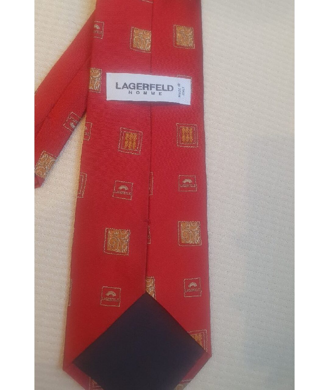 KARL LAGERFELD Мульти шелковый галстук, фото 3