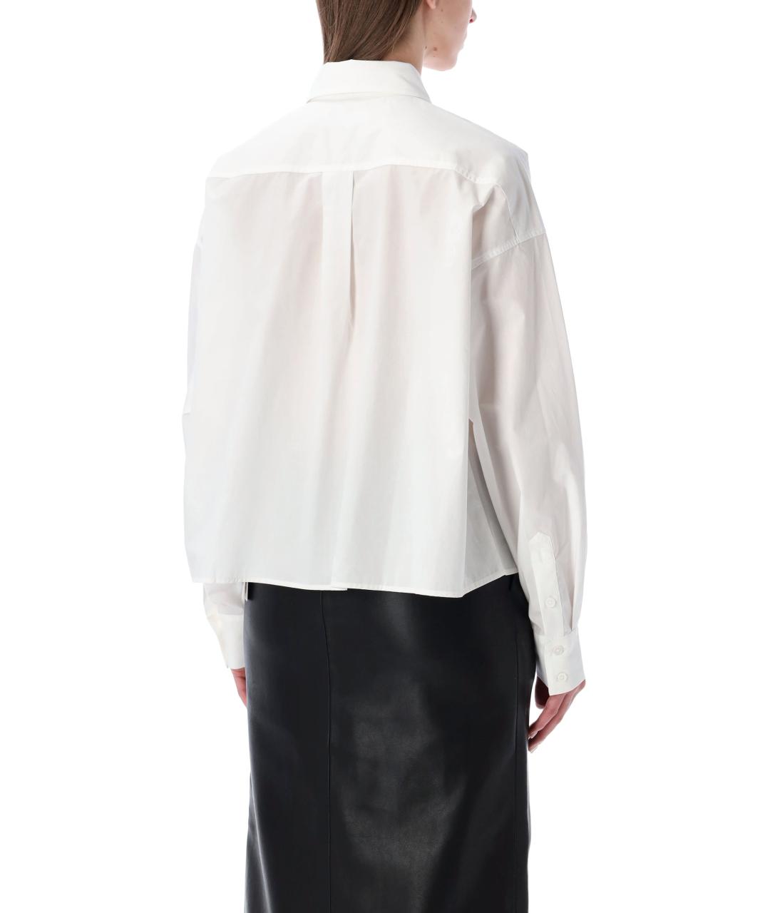 THE FRANKIE SHOP Белая хлопковая рубашка, фото 2