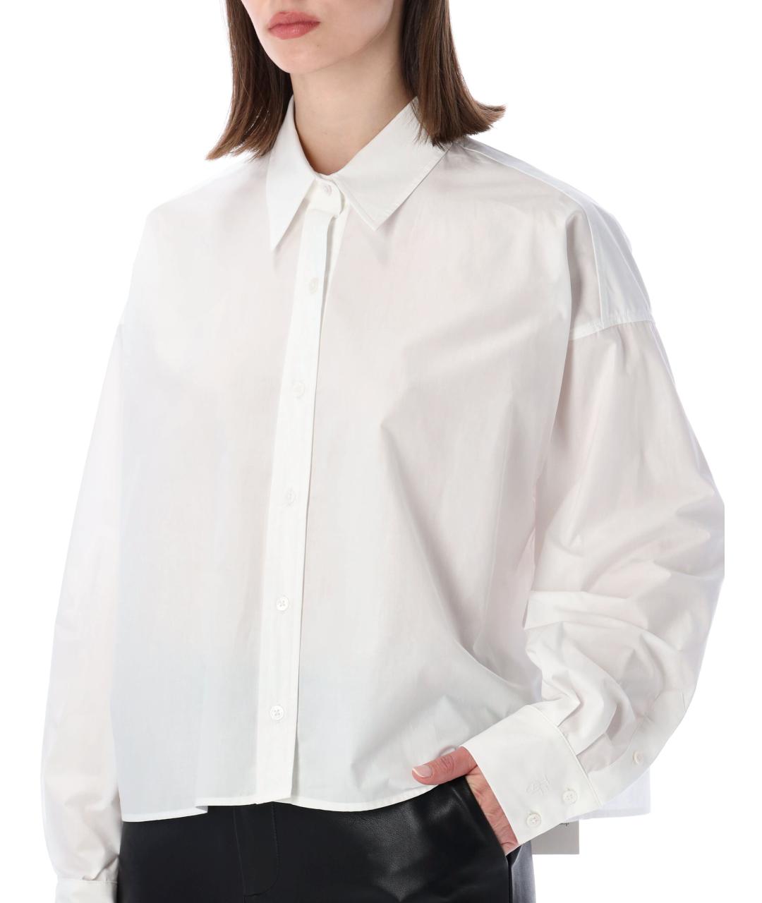 THE FRANKIE SHOP Белая хлопковая рубашка, фото 3