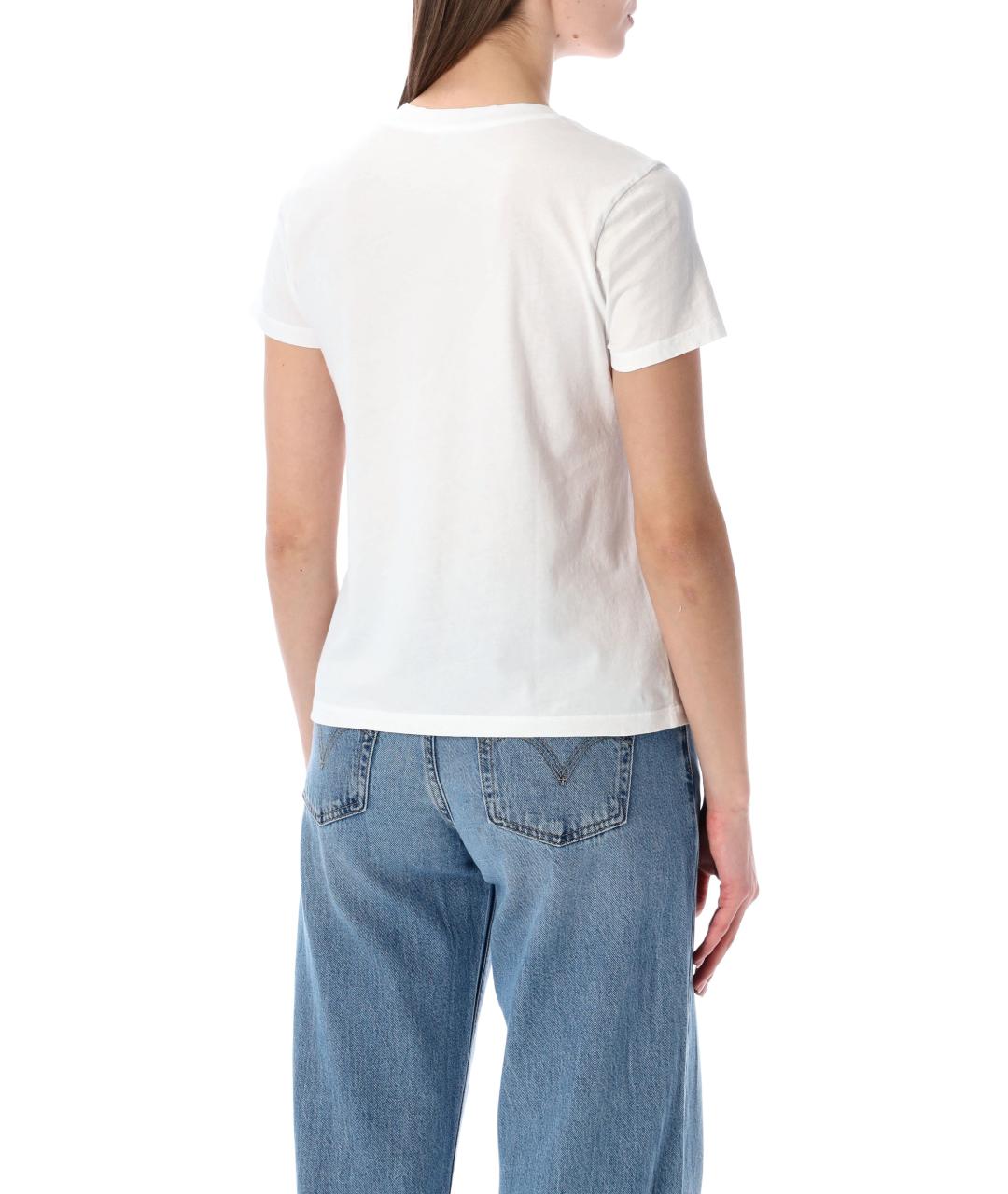 JAMES PERSE Белая хлопковая футболка, фото 2