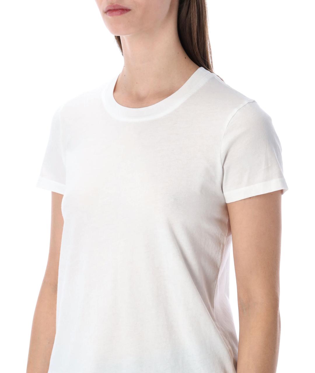 JAMES PERSE Белая хлопковая футболка, фото 3