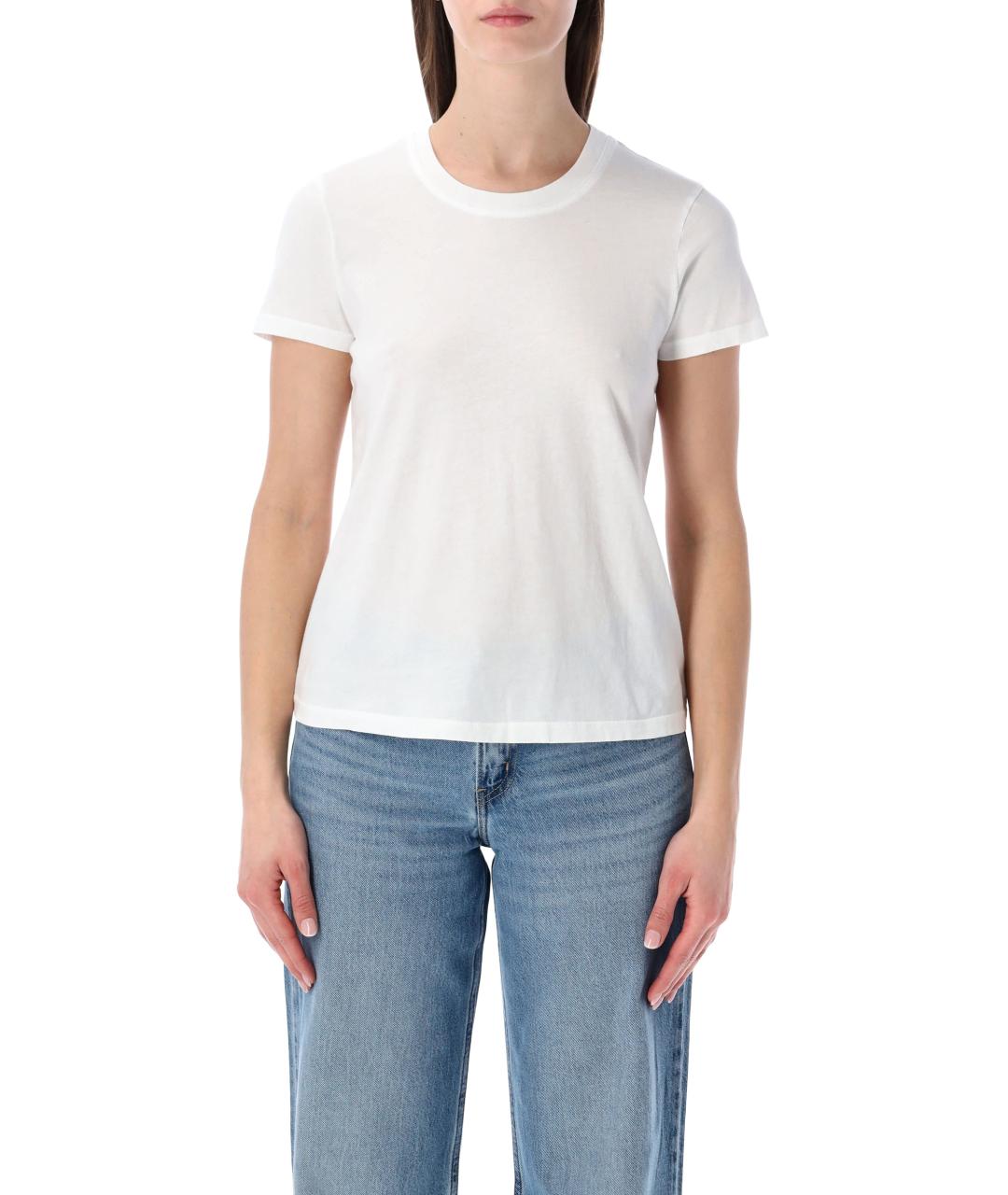 JAMES PERSE Белая хлопковая футболка, фото 1