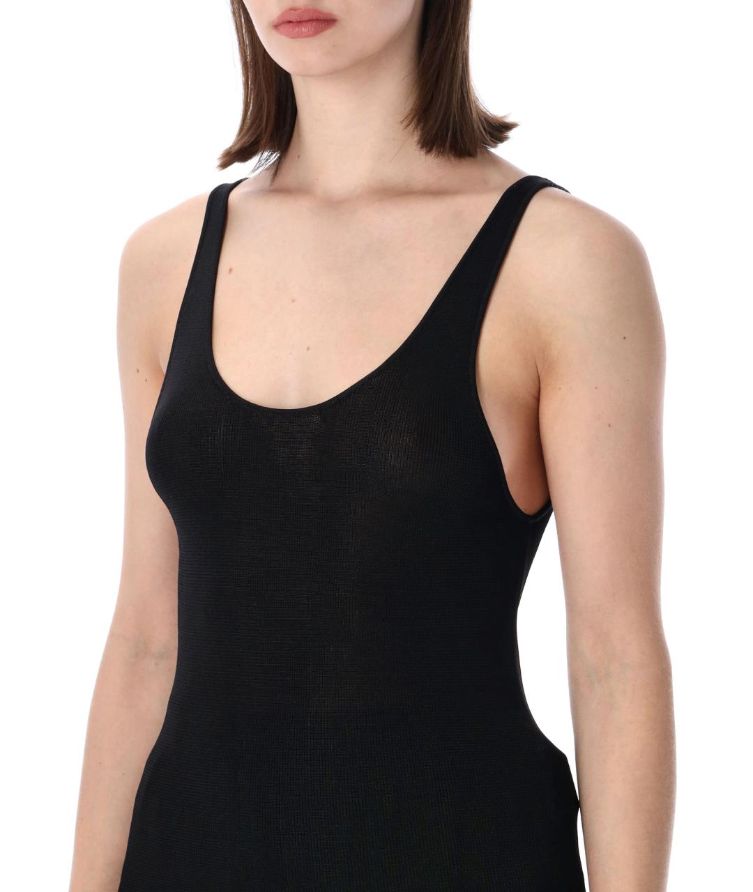 THE FRANKIE SHOP Черная майка, фото 3