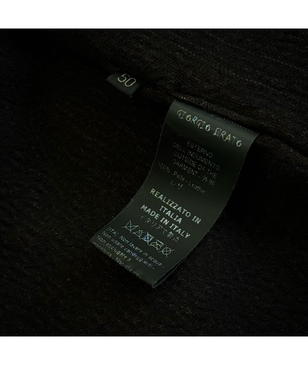 GIORGIO BRATO Бордовая кожаная куртка, фото 8