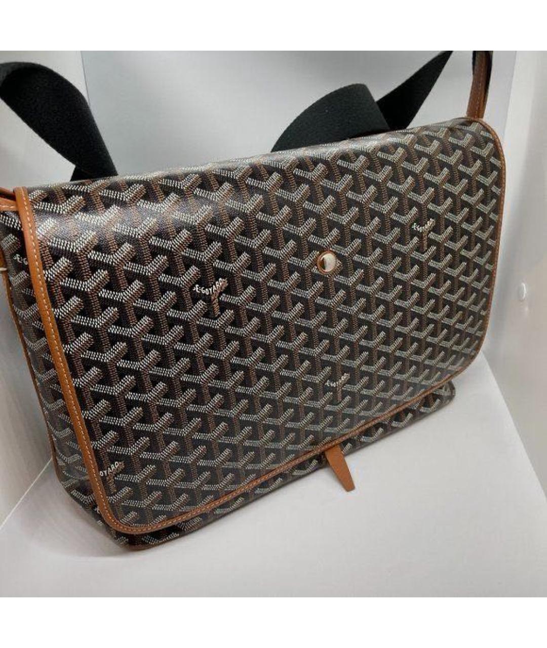 GOYARD Коричневая сумка на плечо, фото 5