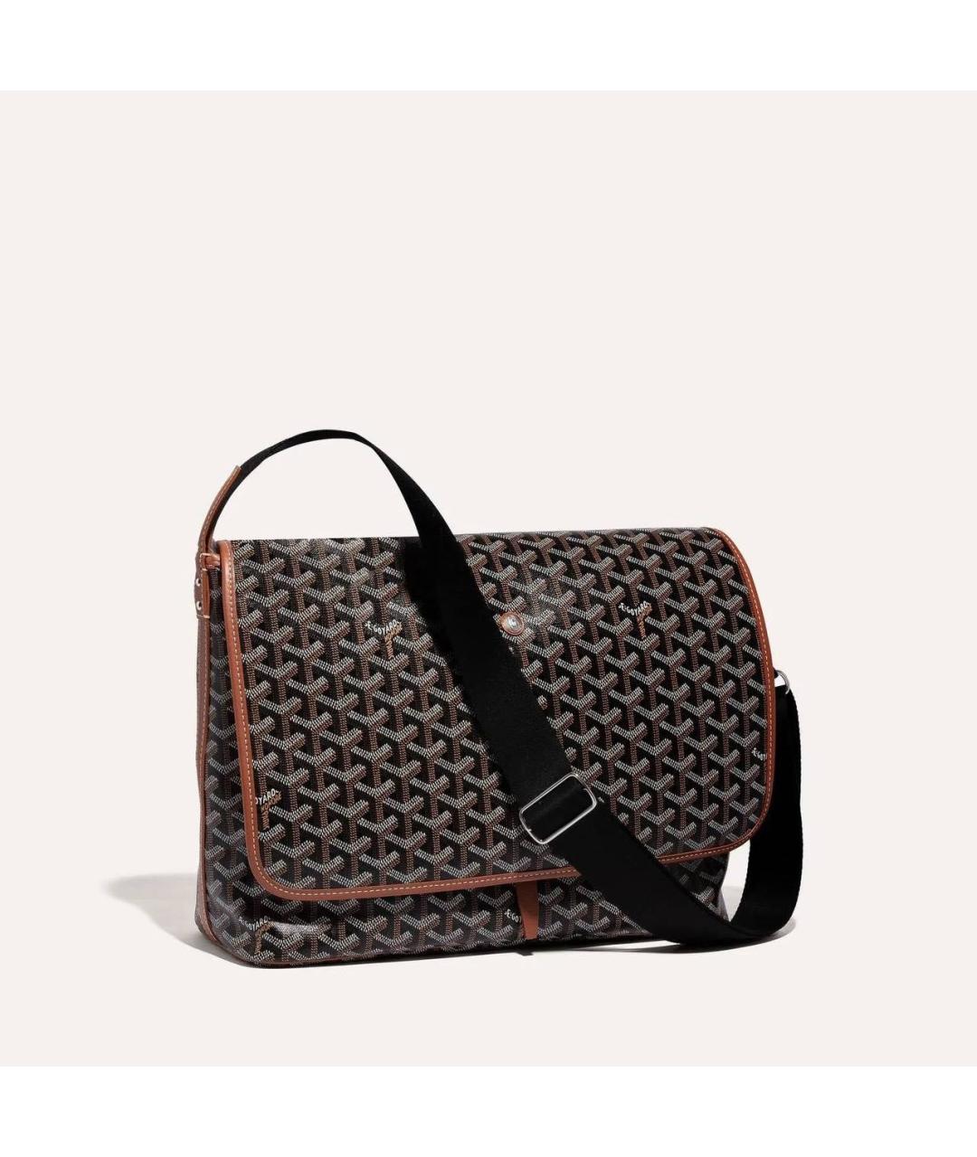 GOYARD Коричневая сумка на плечо, фото 2