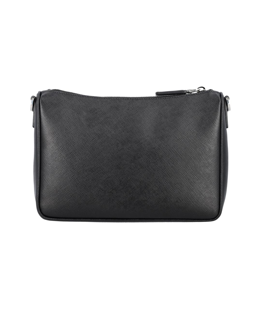 PRADA Черная кожаная сумка на плечо, фото 2