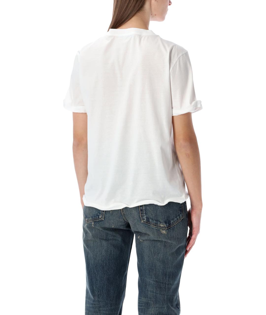 PRADA Белая хлопковая футболка, фото 2